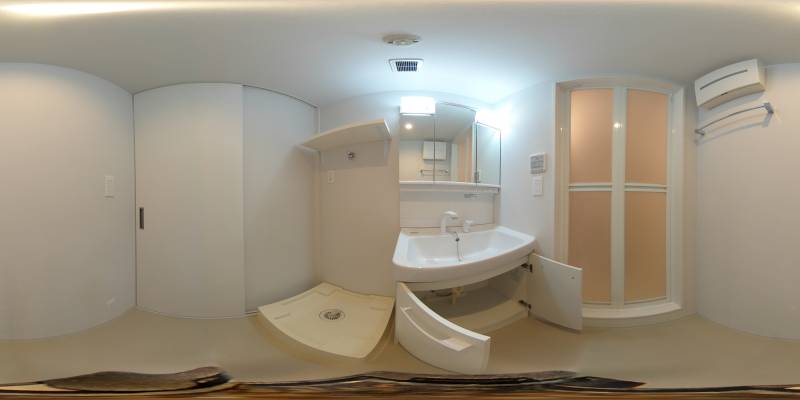 パノラマ画像洗面所