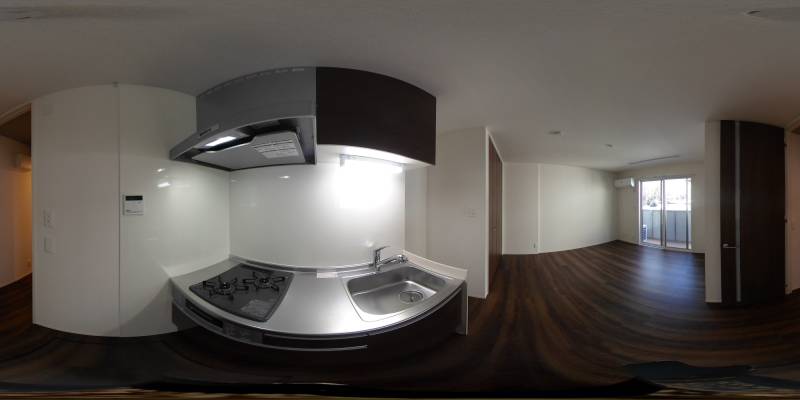 パノラマ画像キッチン