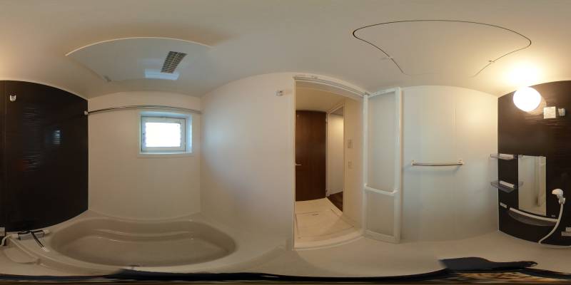 パノラマ画像バスルーム