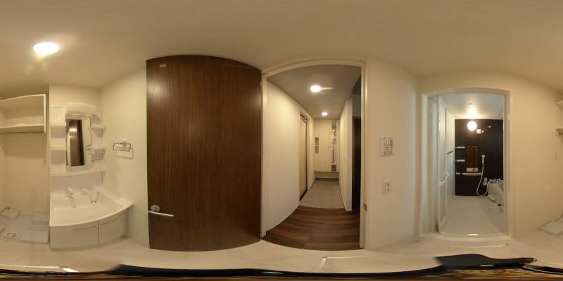 パノラマ画像洗面所