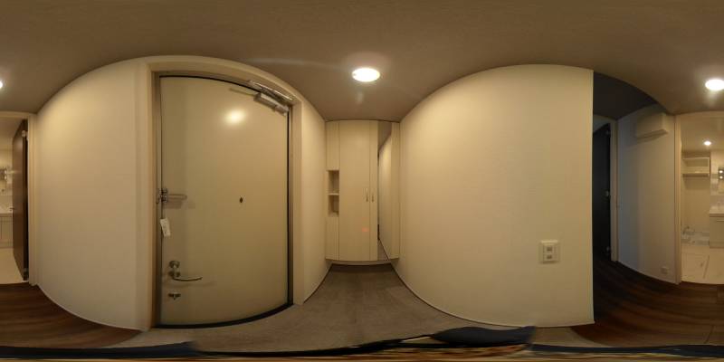 パノラマ画像玄関