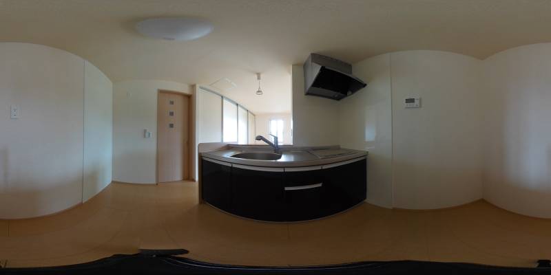 パノラマ画像キッチン