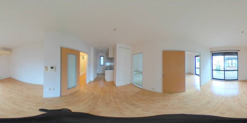 パノラマ画像リビング