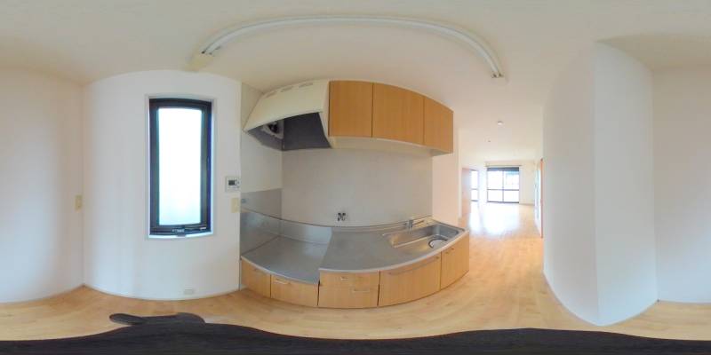 パノラマ画像キッチン