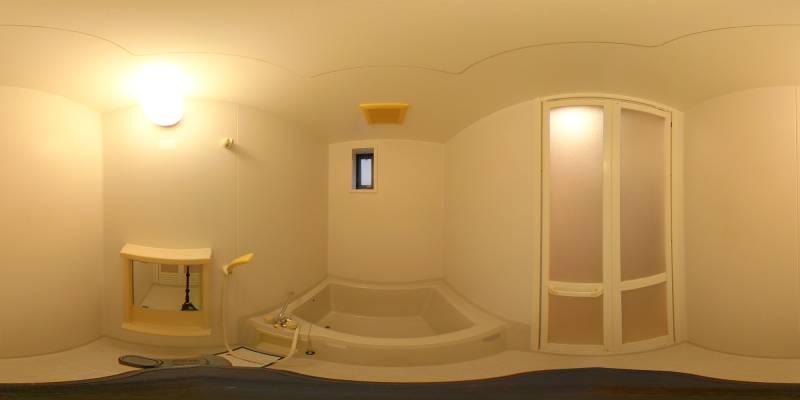 パノラマ画像バスルーム