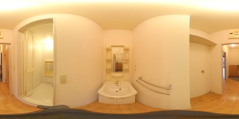 パノラマ画像洗面所