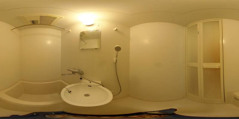 パノラマ画像バスルーム