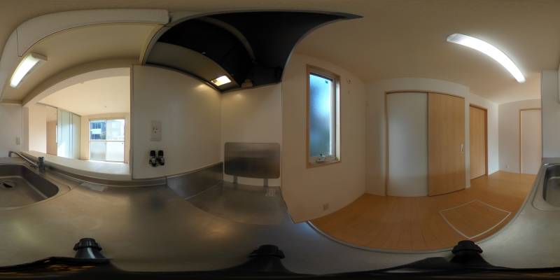 パノラマ画像キッチン