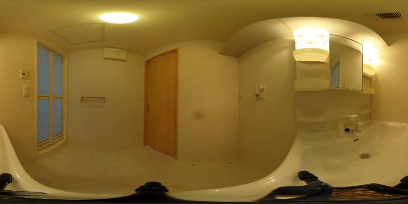 パノラマ画像洗面所