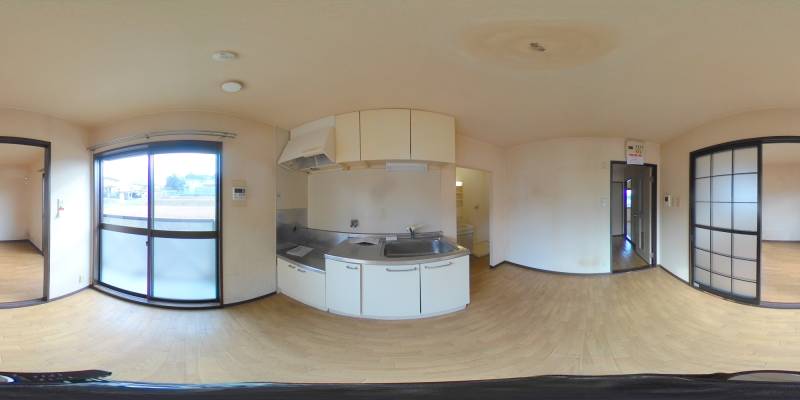 パノラマ画像キッチン