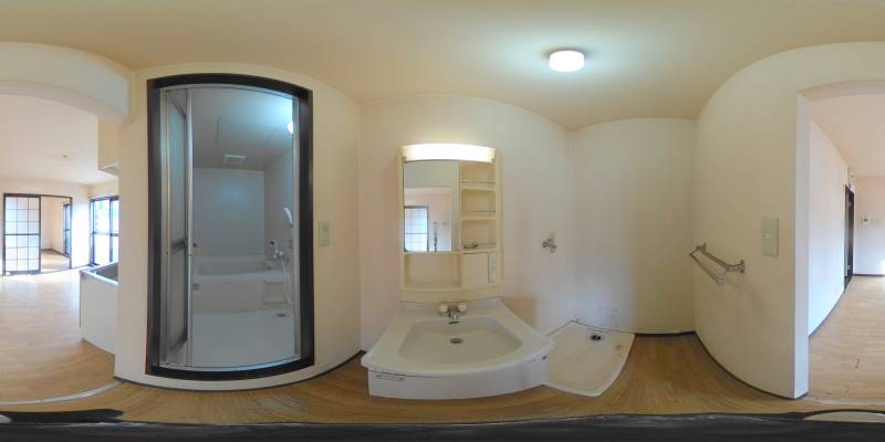 パノラマ画像洗面所