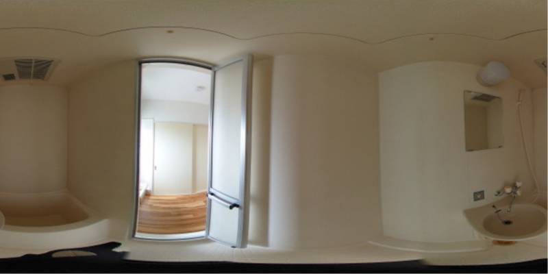 パノラマ画像バスルーム