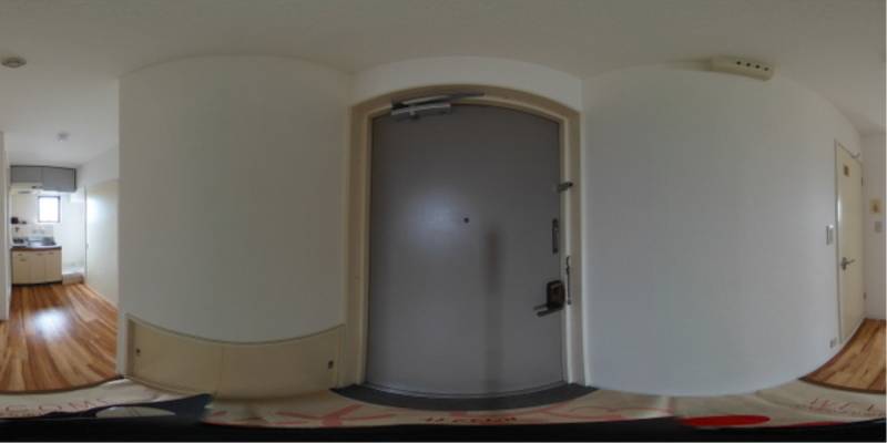 パノラマ画像玄関