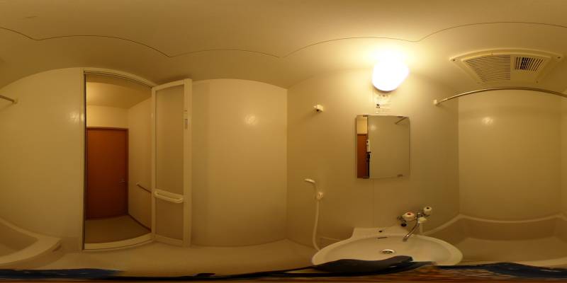 パノラマ画像バスルーム