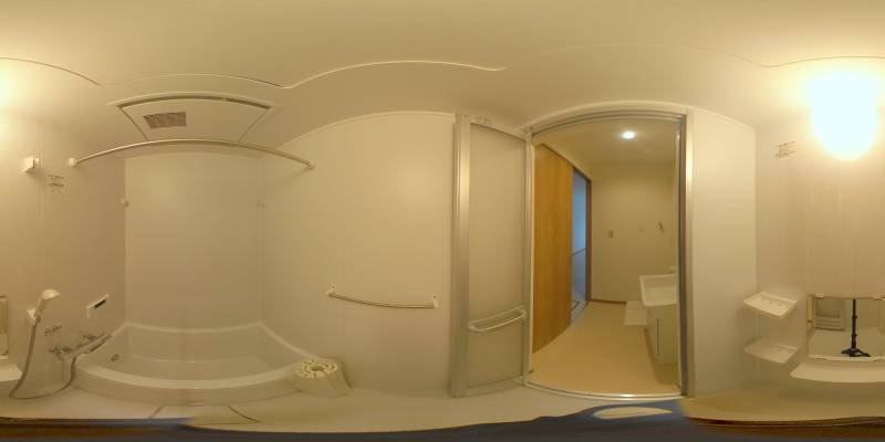 パノラマ画像バスルーム