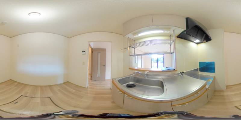 パノラマ画像キッチン