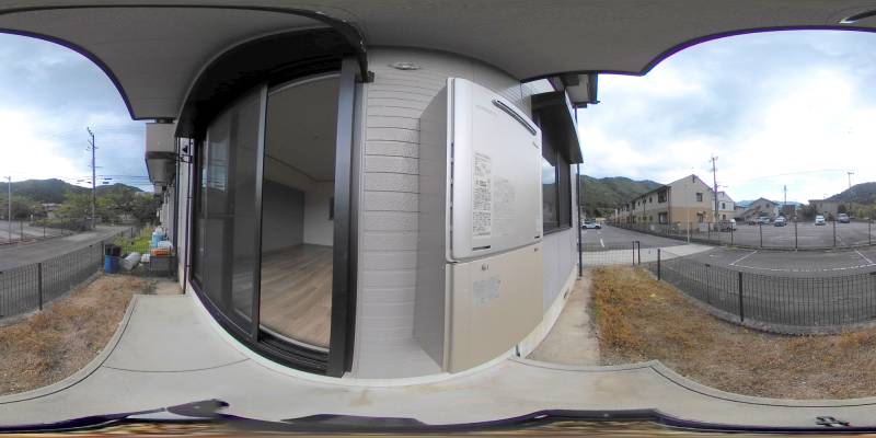 パノラマ画像バルコニー