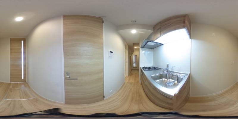 パノラマ画像キッチン