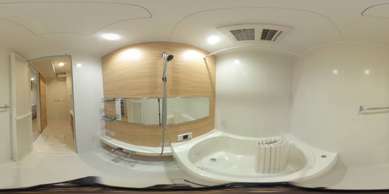 パノラマ画像バスルーム