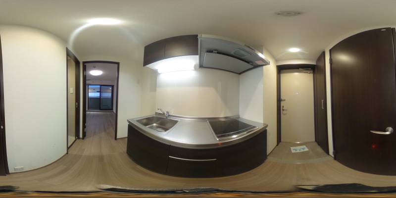 パノラマ画像キッチン