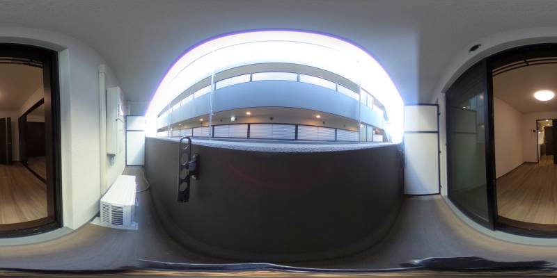 パノラマ画像バルコニー