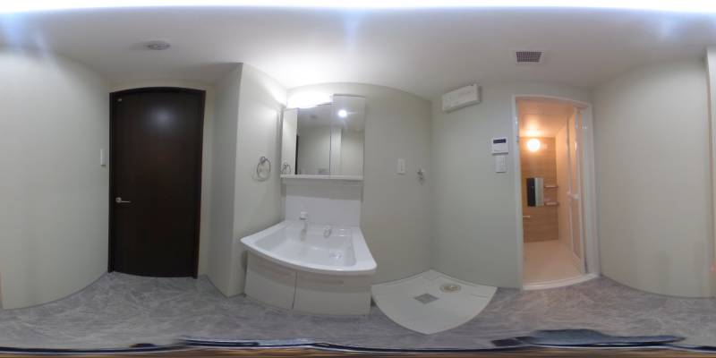 パノラマ画像洗面所