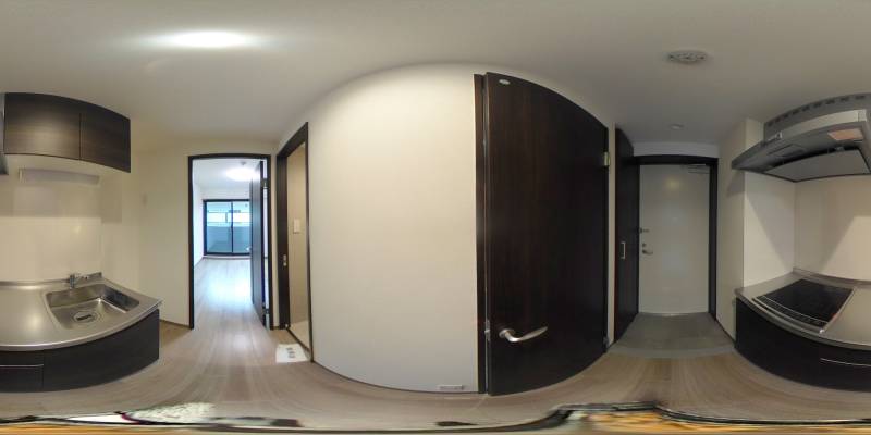 パノラマ画像キッチン