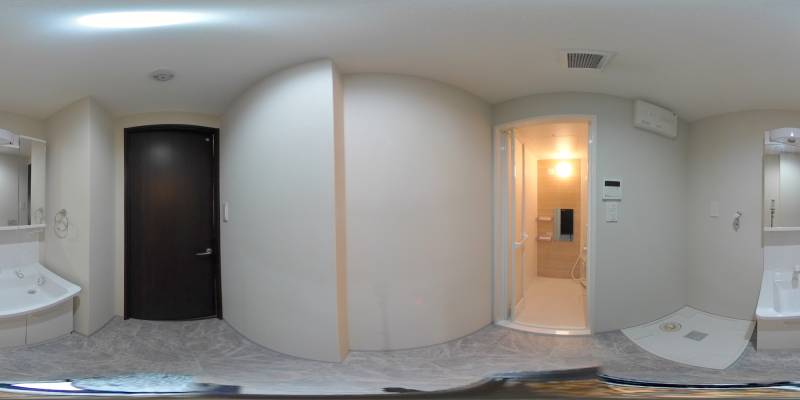 パノラマ画像洗面所