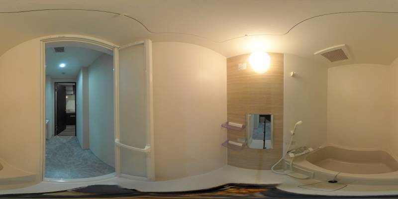パノラマ画像バスルーム