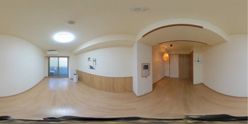 パノラマ画像洋室