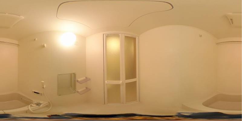 パノラマ画像バスルーム