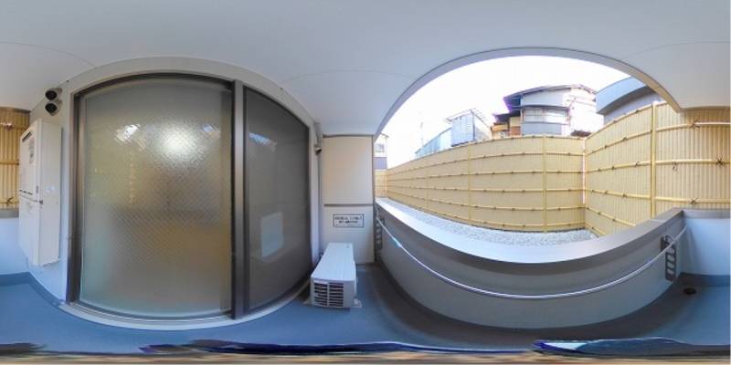 パノラマ画像バルコニー