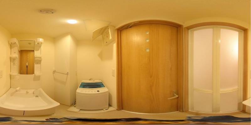 パノラマ画像洗面所