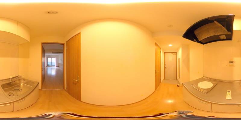 パノラマ画像キッチン