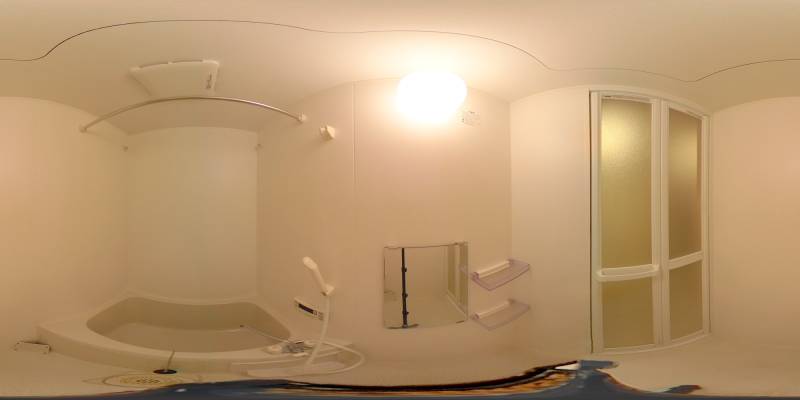 パノラマ画像バスルーム