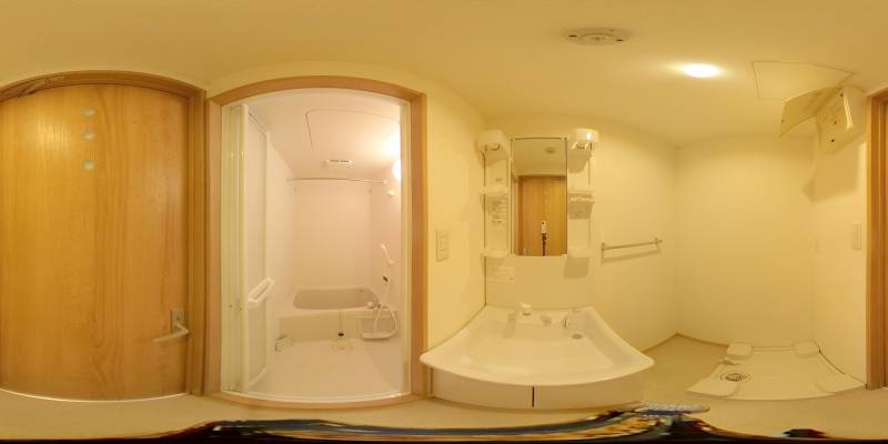 パノラマ画像洗面所