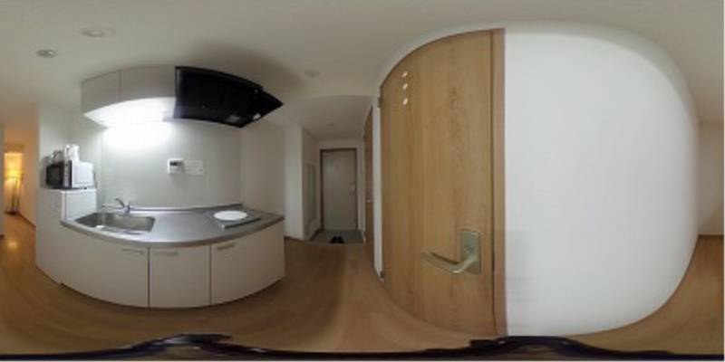 パノラマ画像キッチン