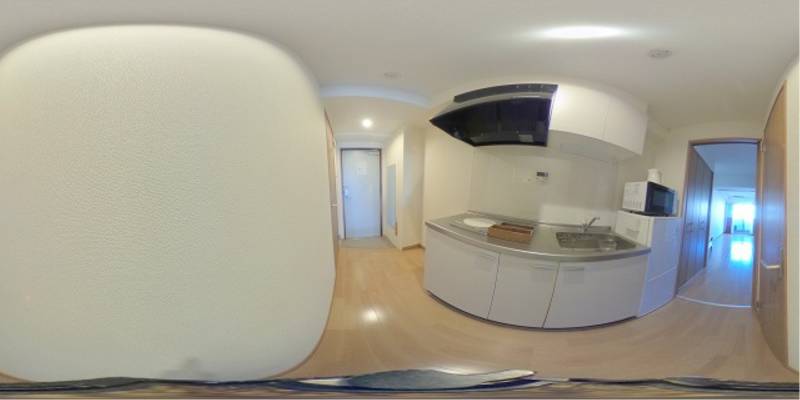 パノラマ画像キッチン