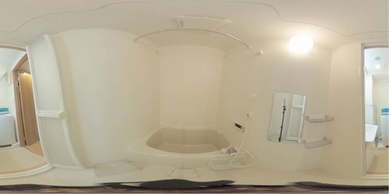 パノラマ画像バスルーム