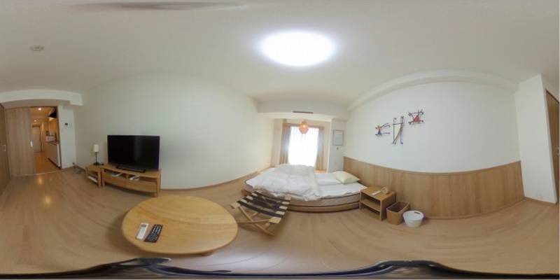 パノラマ画像洋室