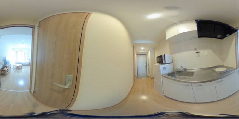 パノラマ画像キッチン