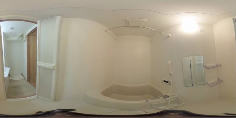 パノラマ画像バスルーム