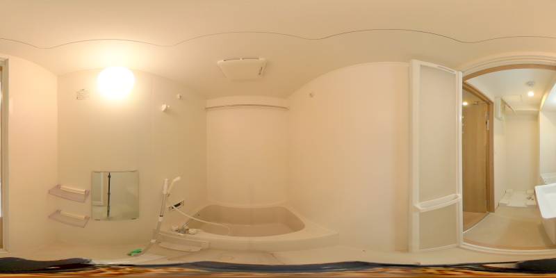 パノラマ画像バスルーム