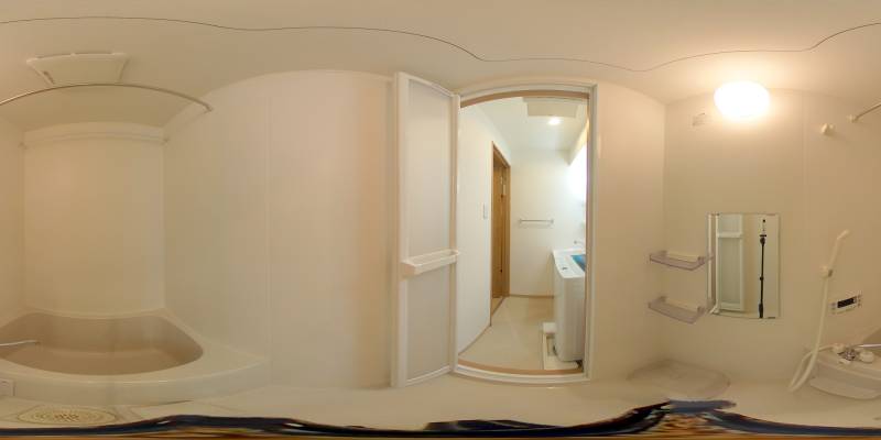 パノラマ画像バスルーム