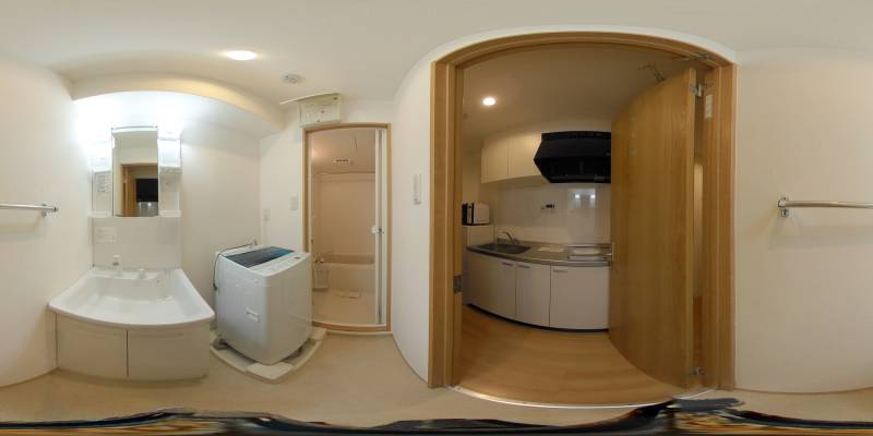 パノラマ画像洗面所