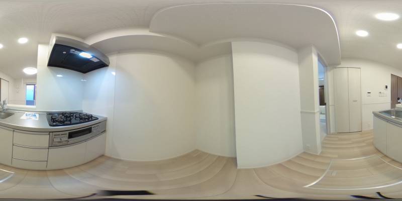 パノラマ画像キッチン