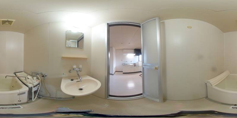 パノラマ画像バスルーム