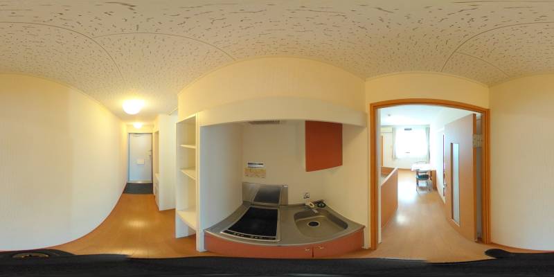 パノラマ画像キッチン