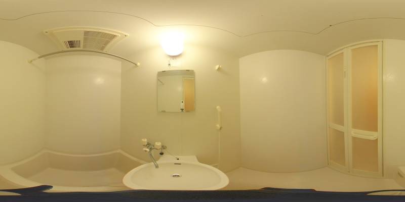 パノラマ画像バスルーム