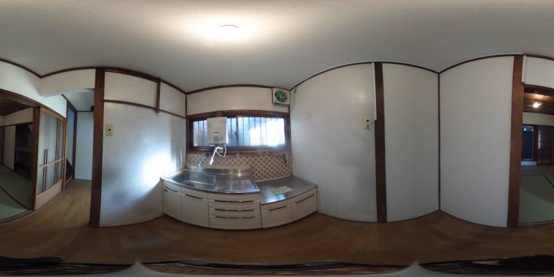 パノラマ画像キッチン